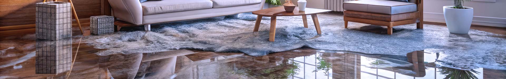 sewage damaged home