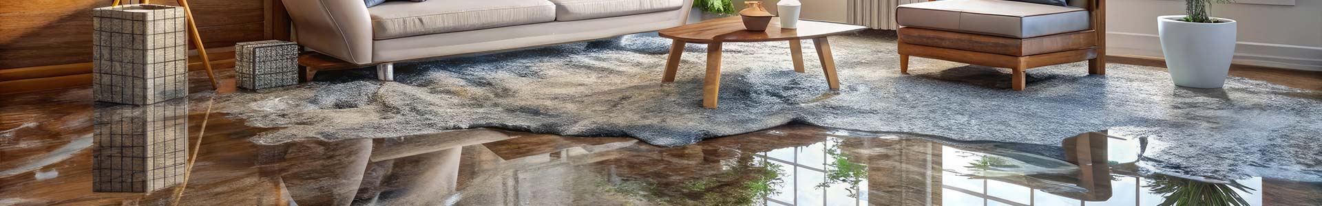 sewage damaged home